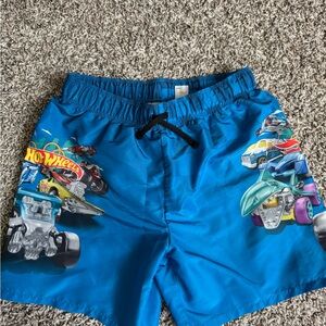 Mattel Blue Graphic Shorts Elastic Waistband